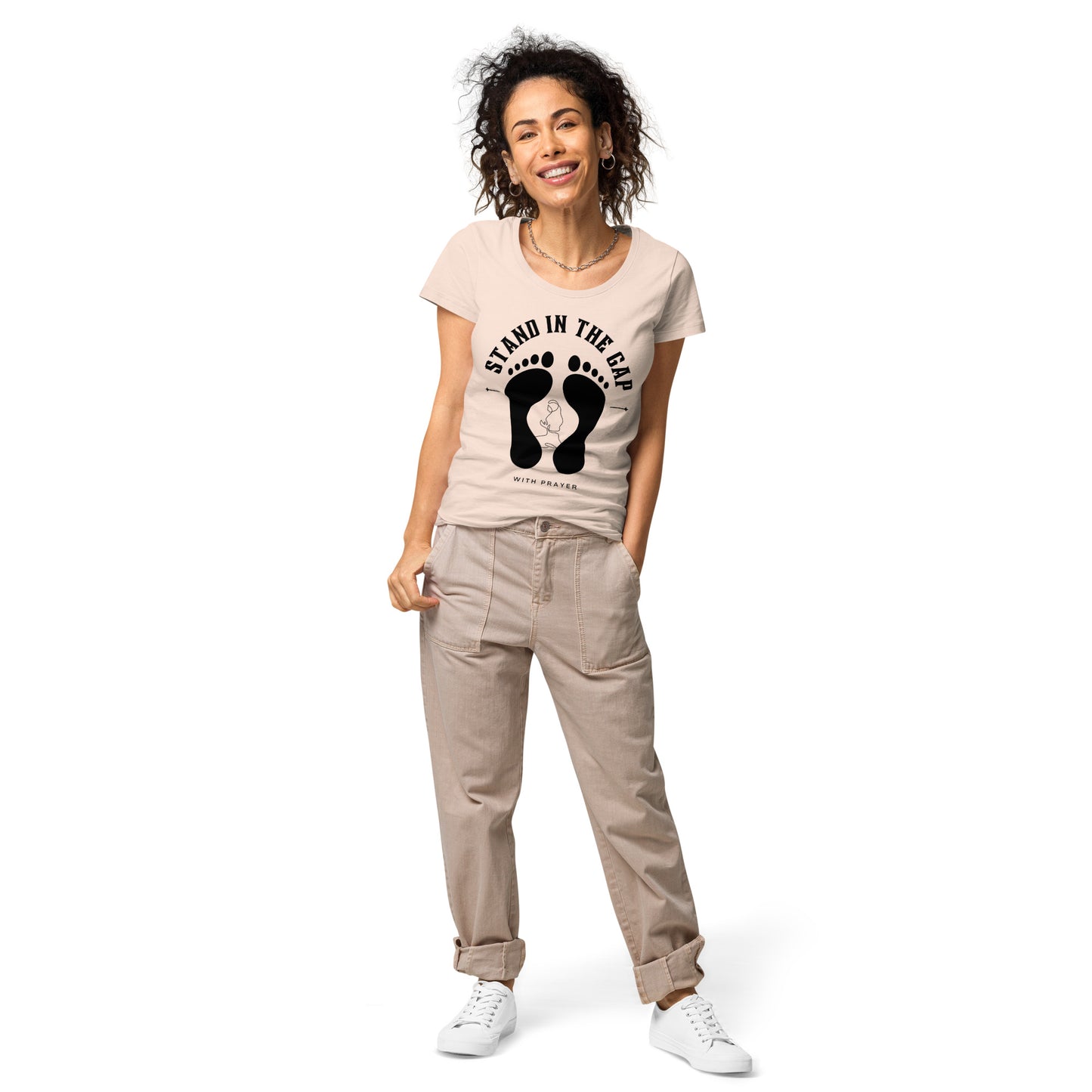 Women- Stand in the Gap w/ footprint -woman