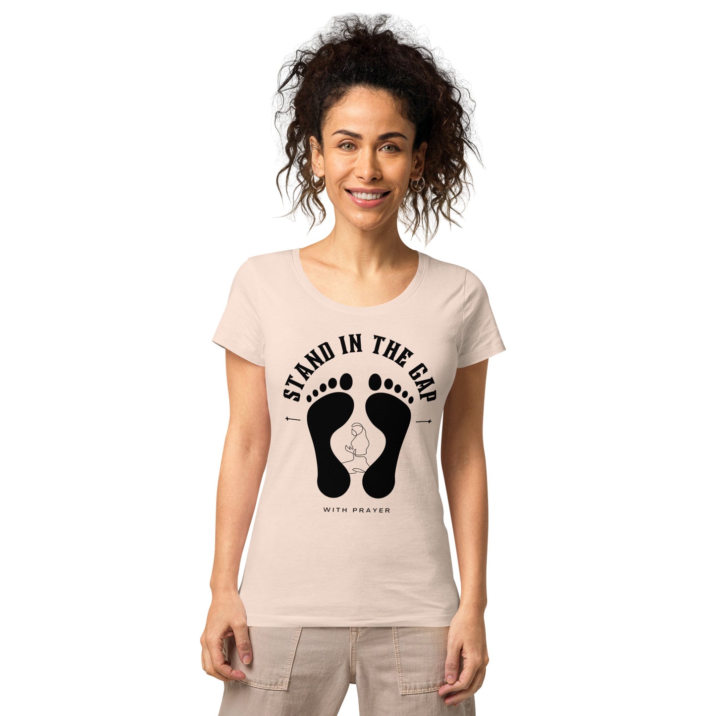 Women- Stand in the Gap w/ footprint -woman