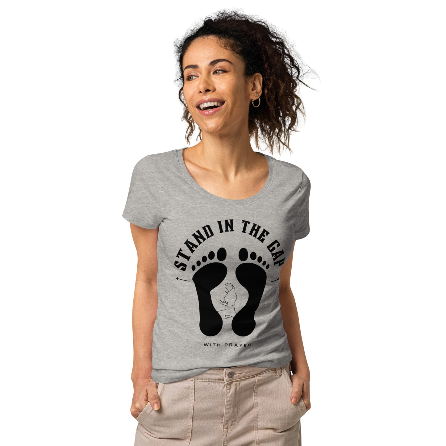 Women- Stand in the Gap w/ footprint -woman