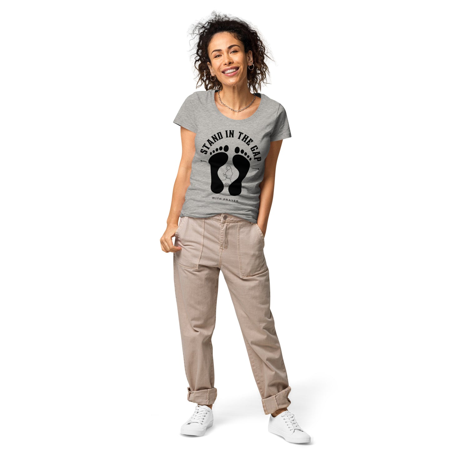 Women- Stand in the Gap w/ footprint -woman