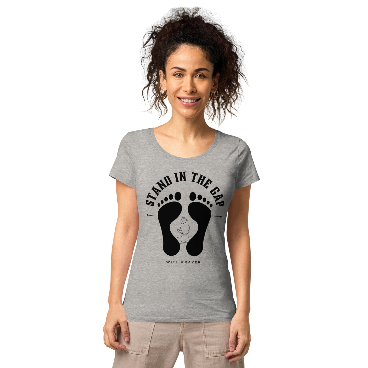 Women- Stand in the Gap w/ footprint -woman