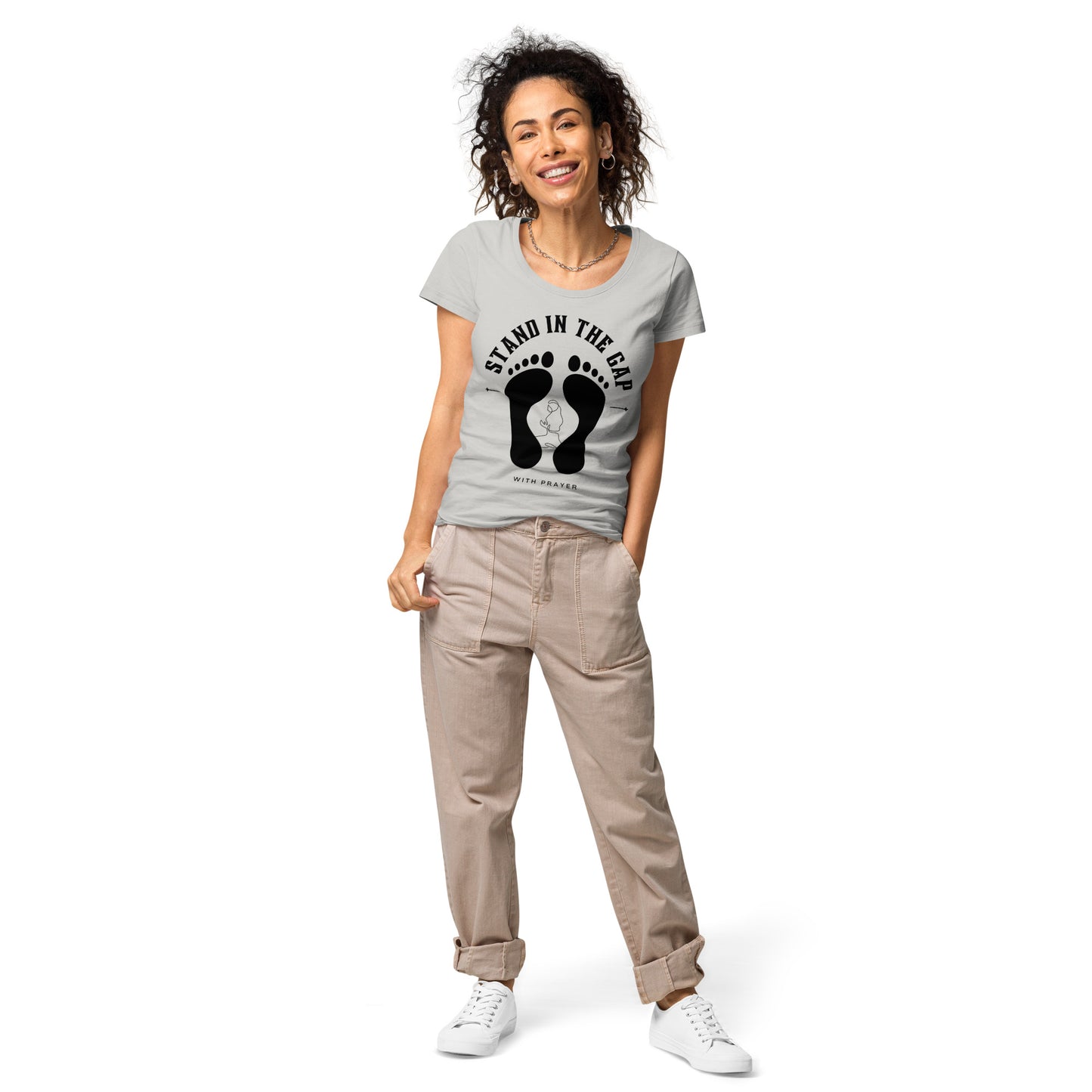 Women- Stand in the Gap w/ footprint -woman