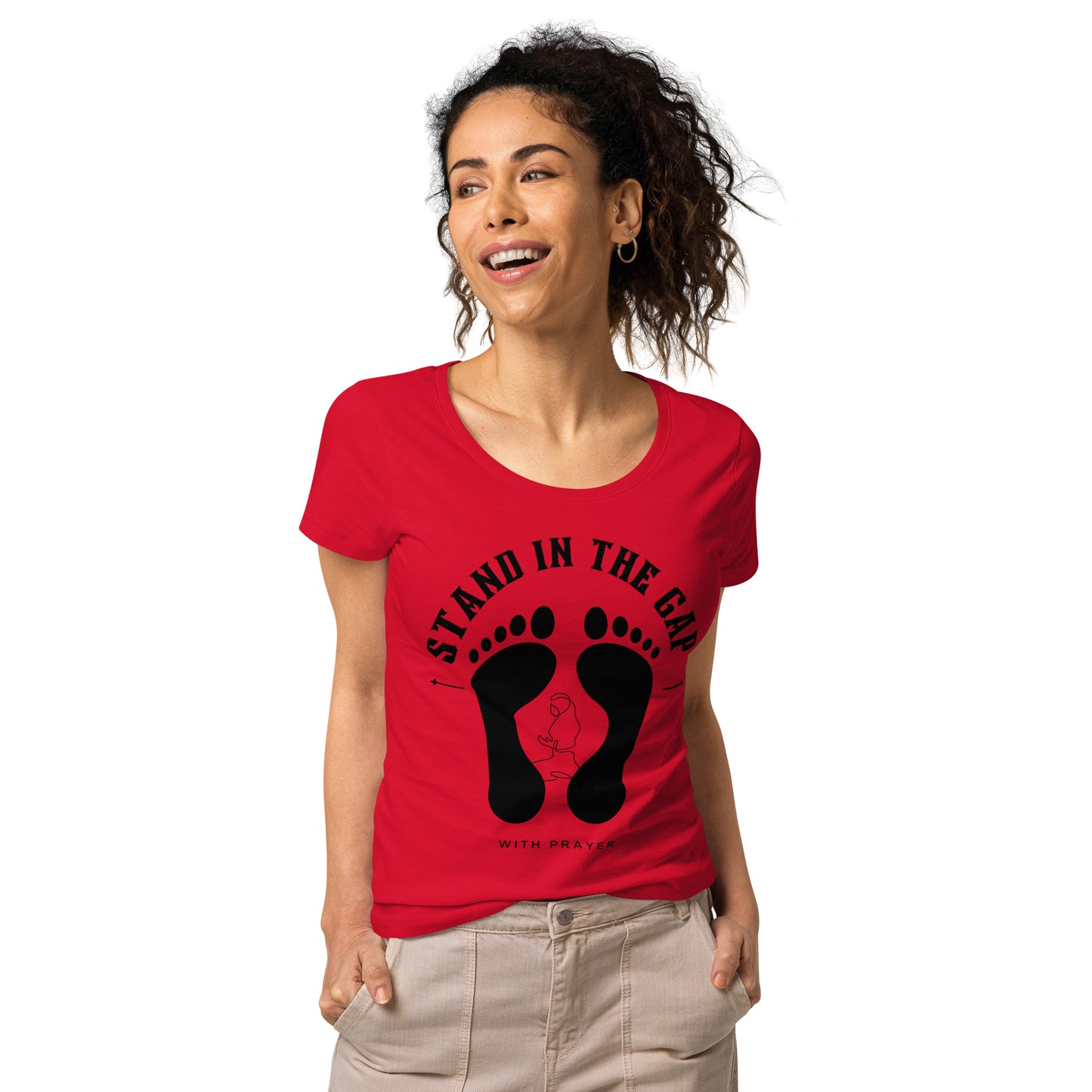 Women- Stand in the Gap w/ footprint -woman