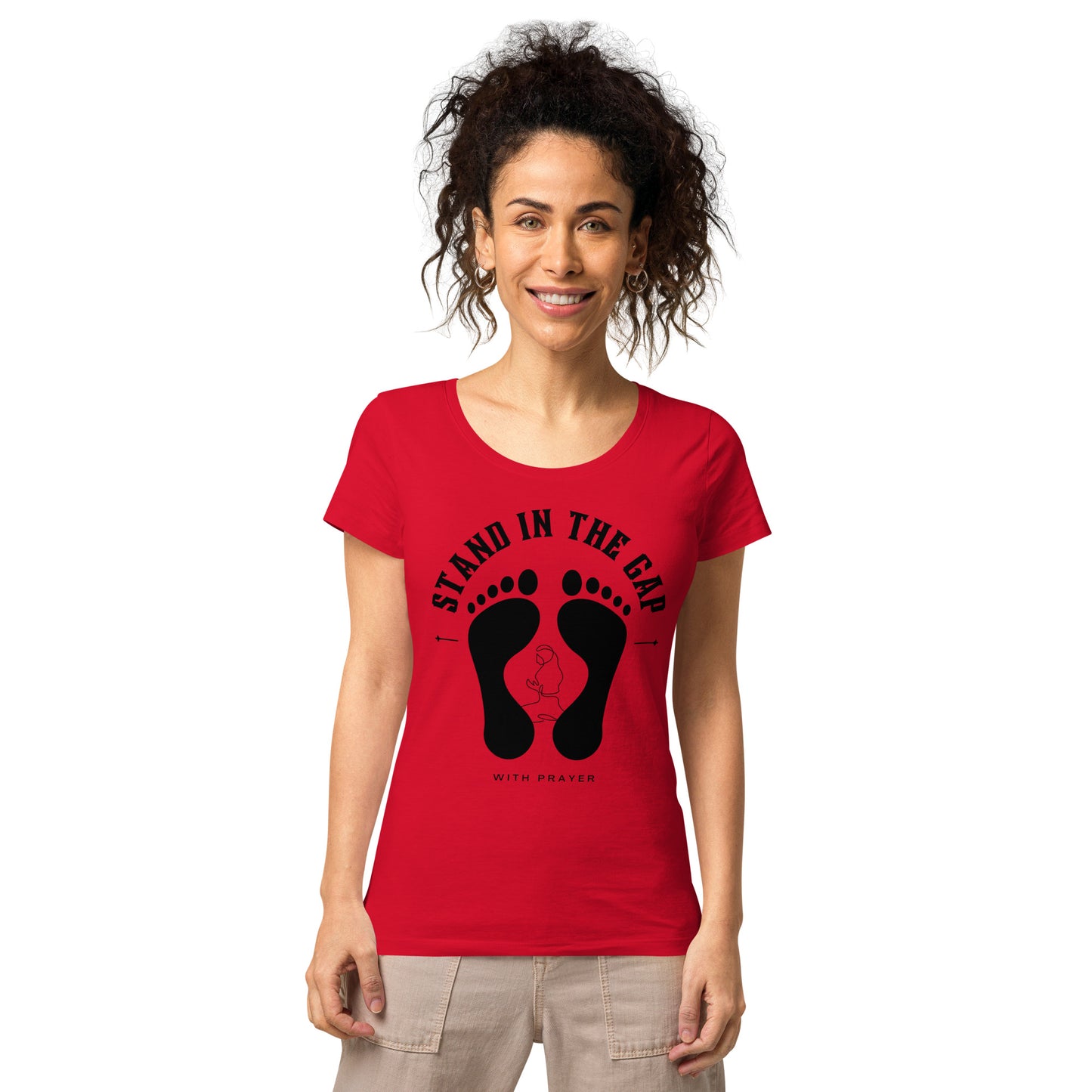 Women- Stand in the Gap w/ footprint -woman