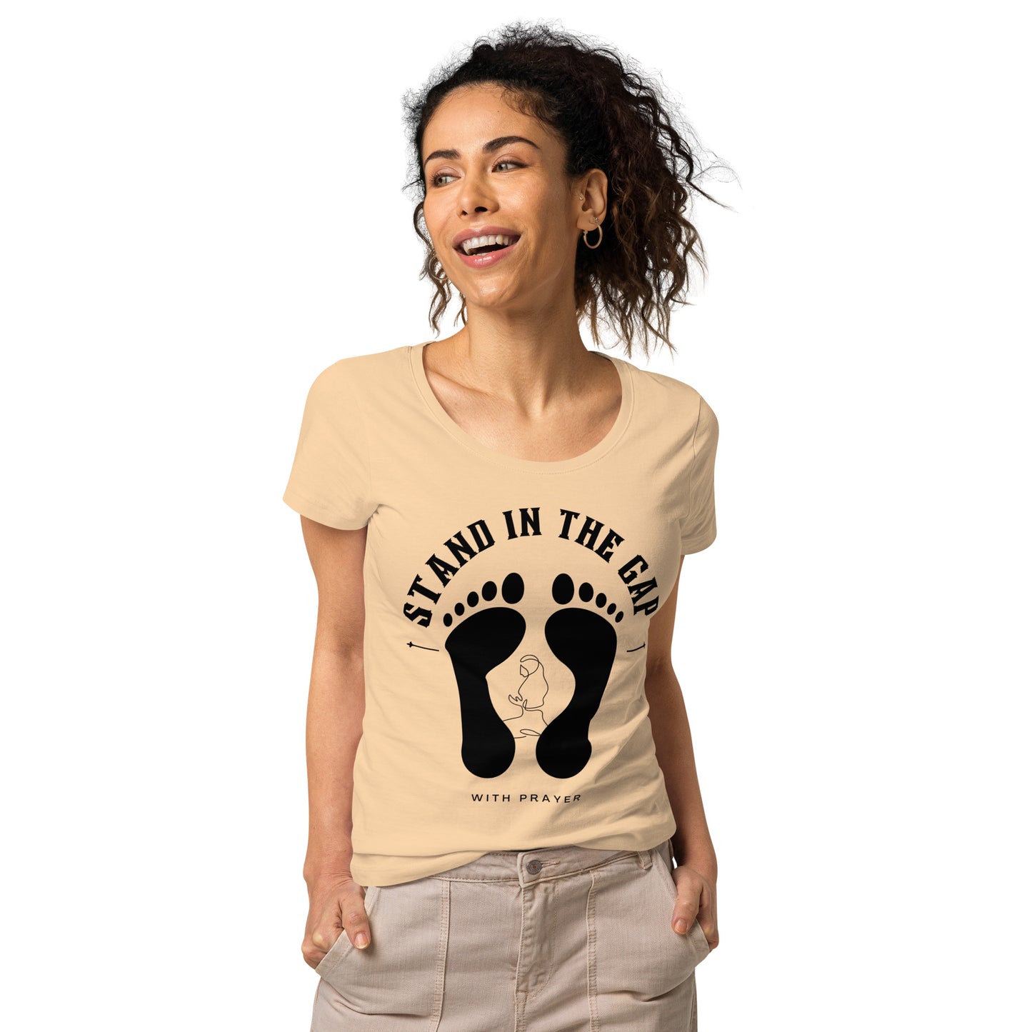 Women- Stand in the Gap w/ footprint -woman