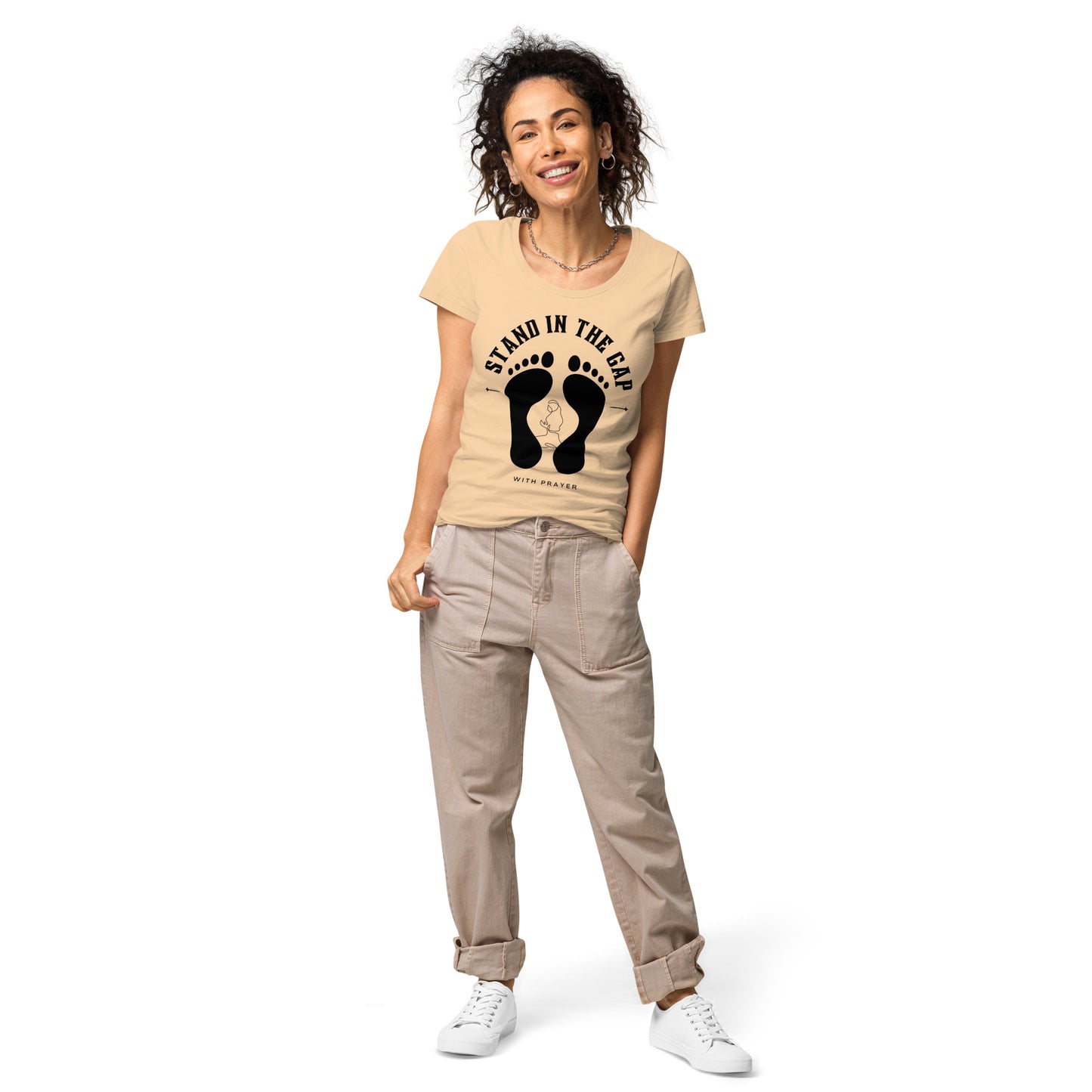 Women- Stand in the Gap w/ footprint -woman