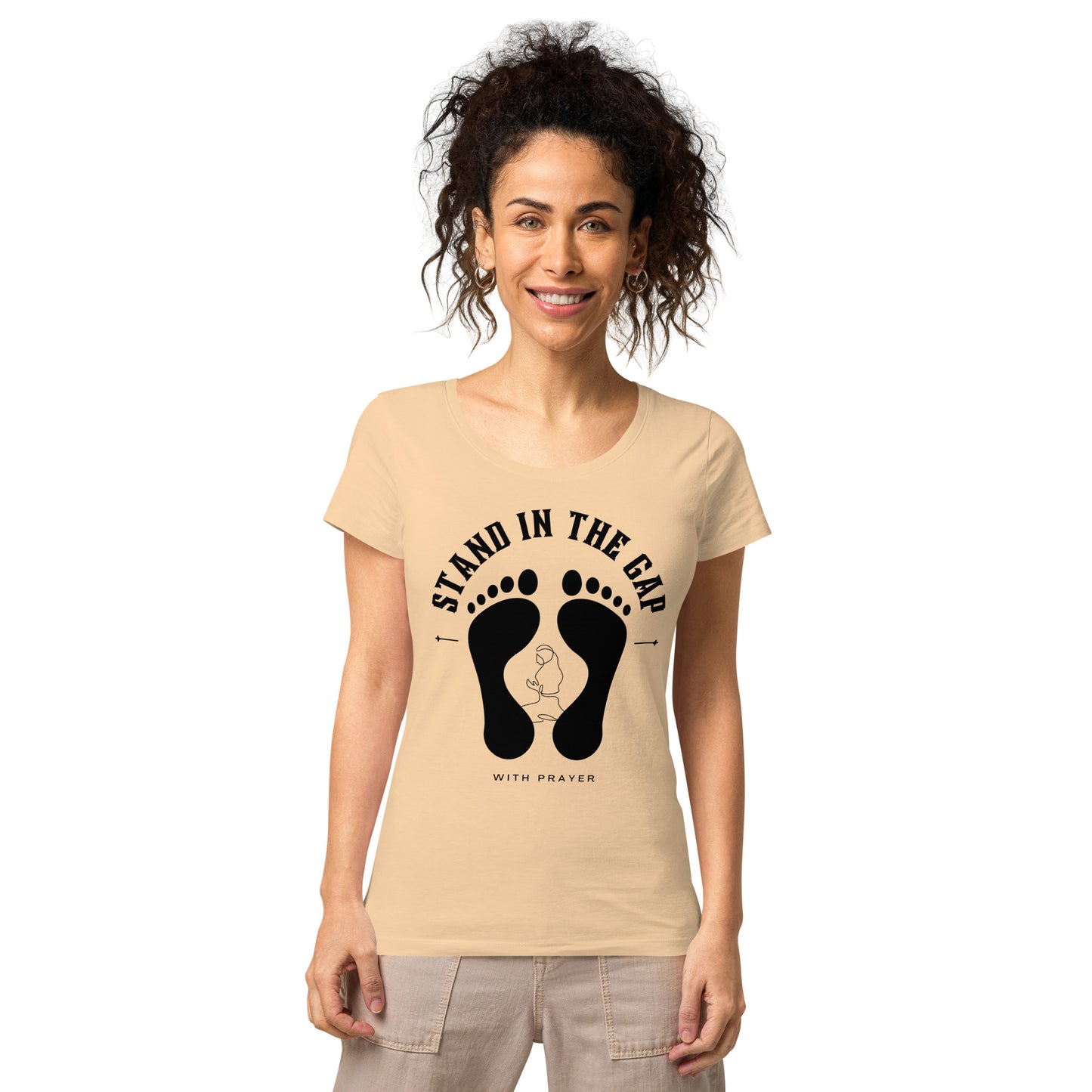 Women- Stand in the Gap w/ footprint -woman