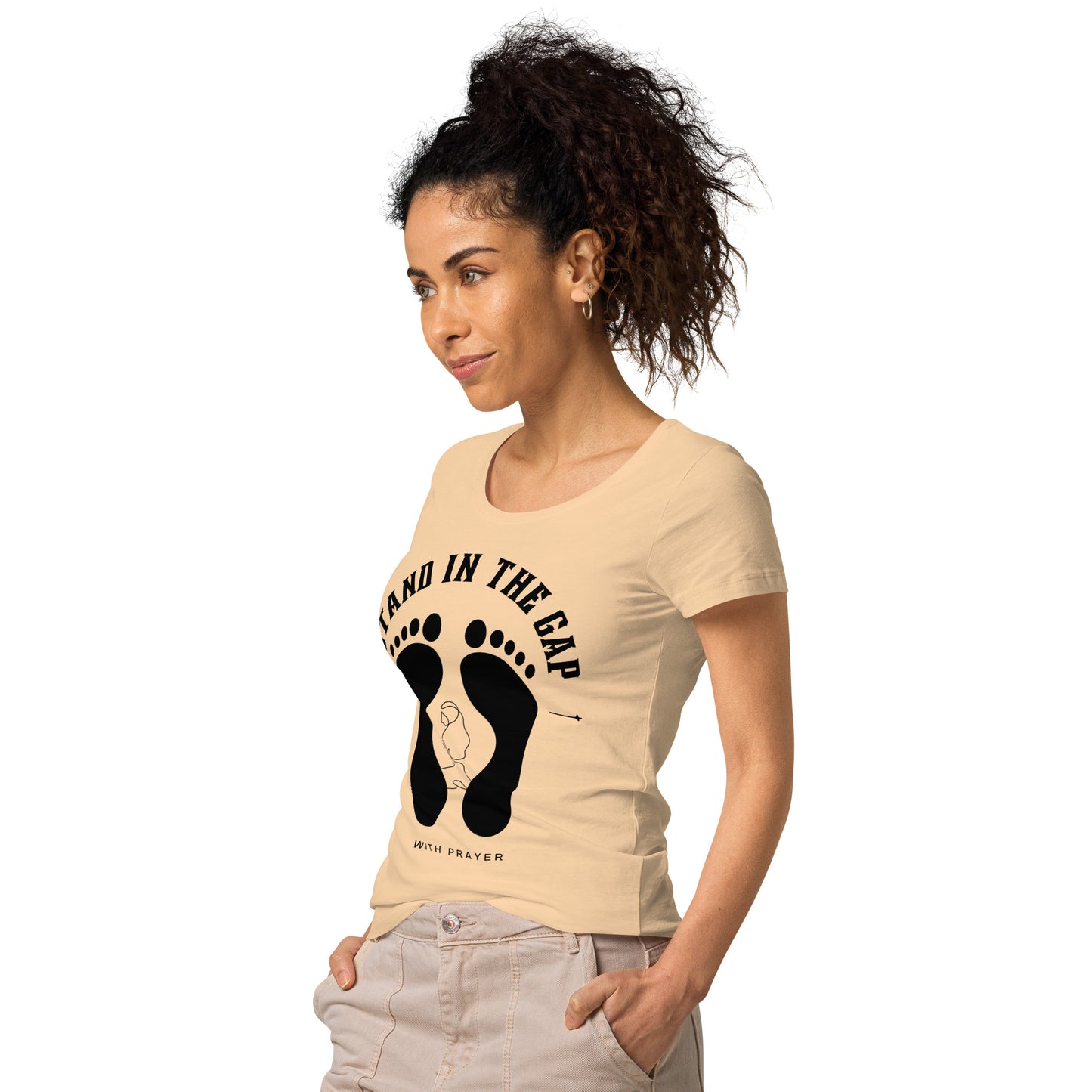 Women- Stand in the Gap w/ footprint -woman