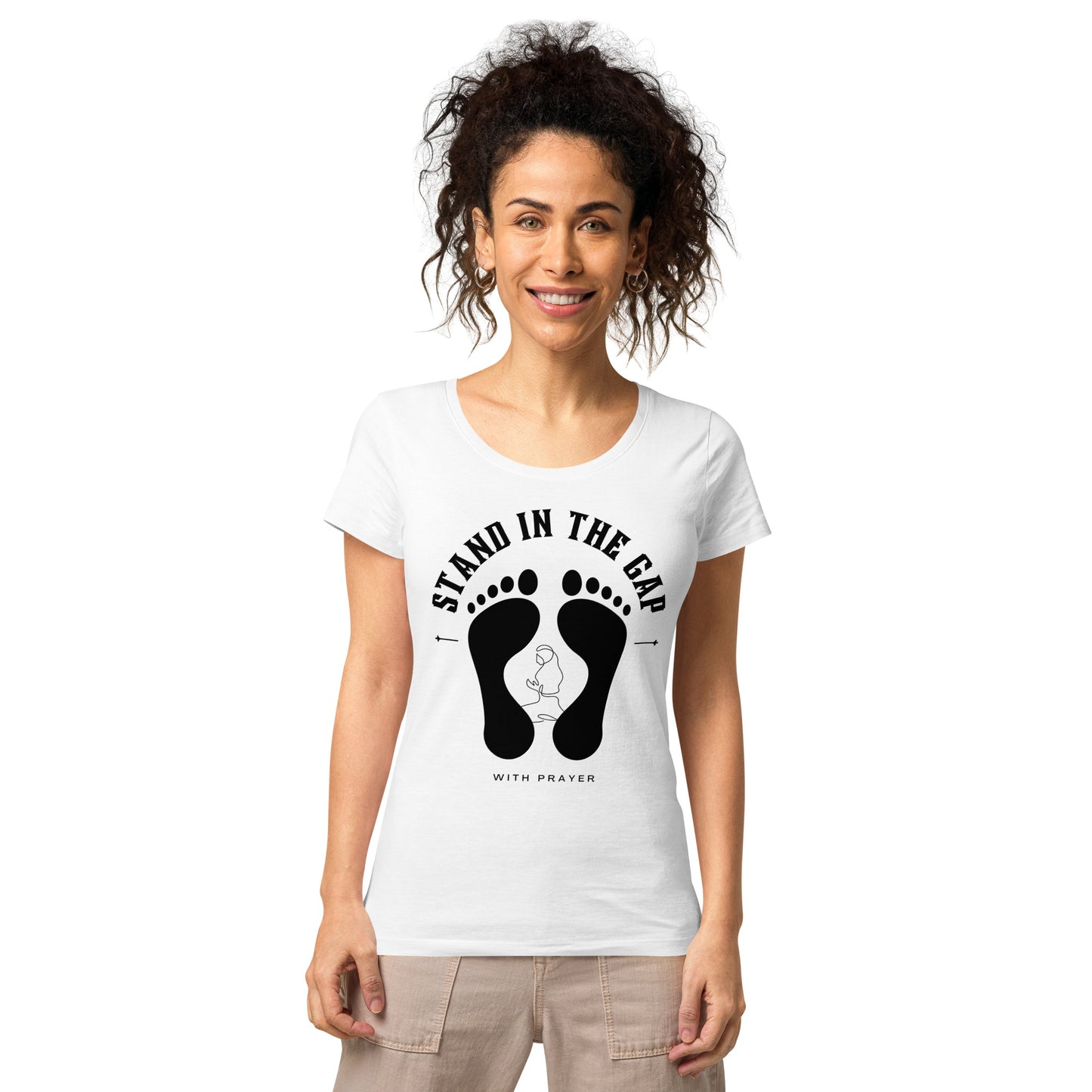 Women- Stand in the Gap w/ footprint -woman