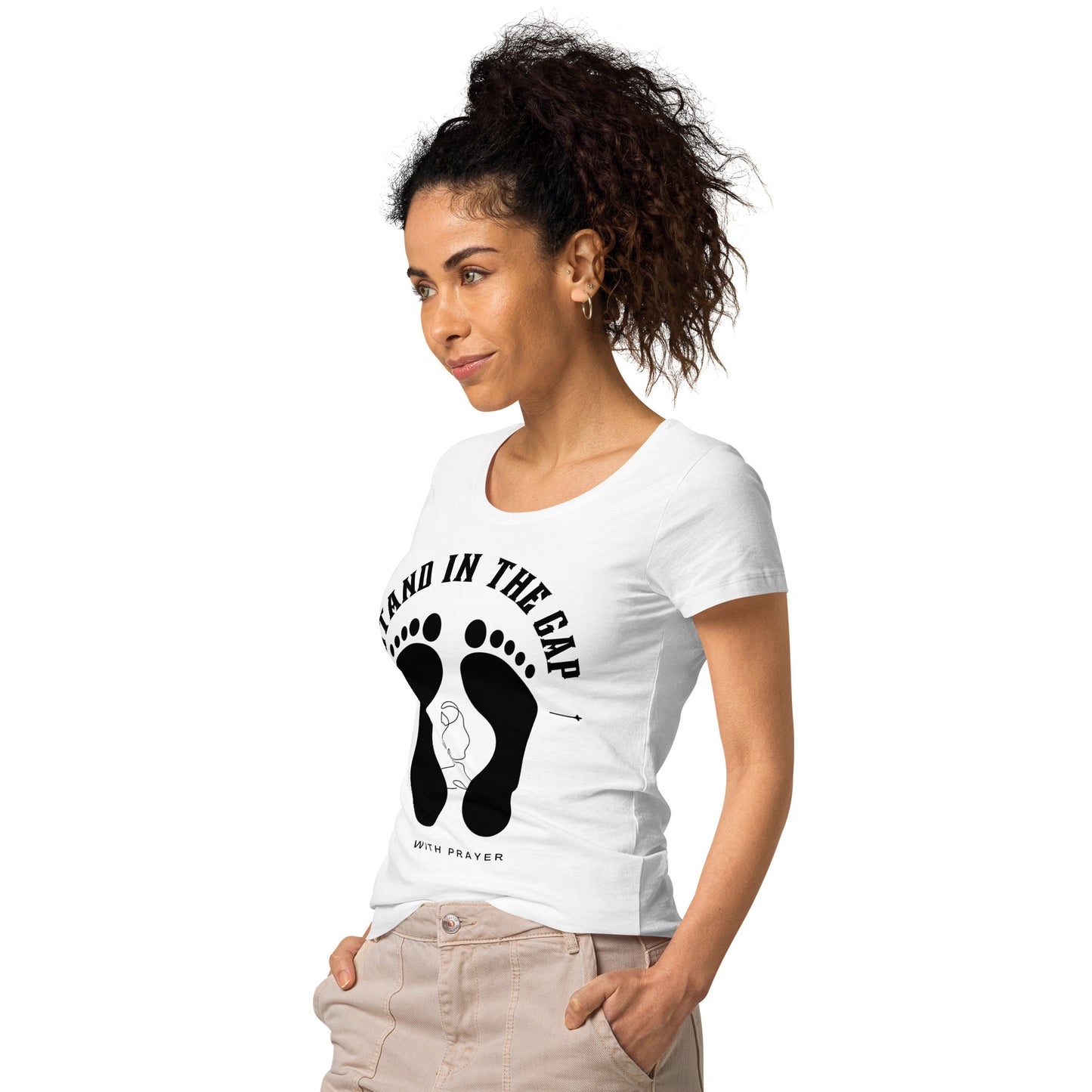 Women- Stand in the Gap w/ footprint -woman