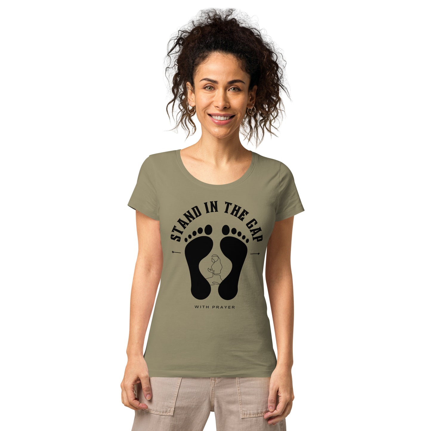 Women- Stand in the Gap w/ footprint -woman