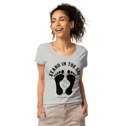 Women- Stand in the Gap w/ footprint -woman
